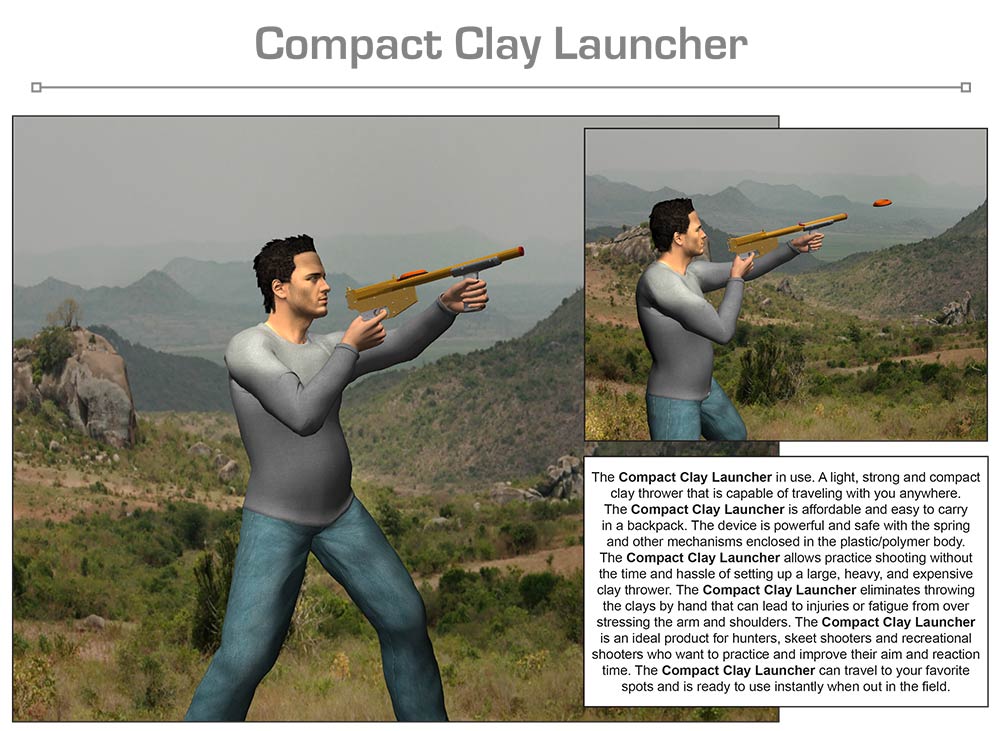 Compact Clay Launcher