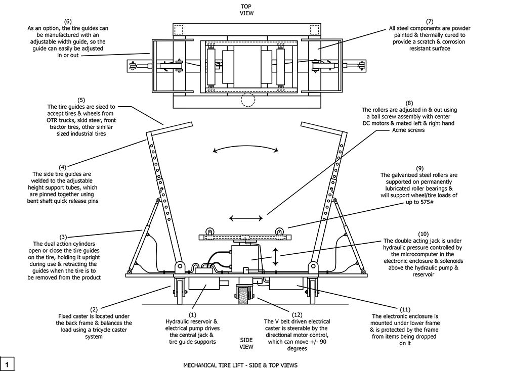 Mechanical Tire Lift