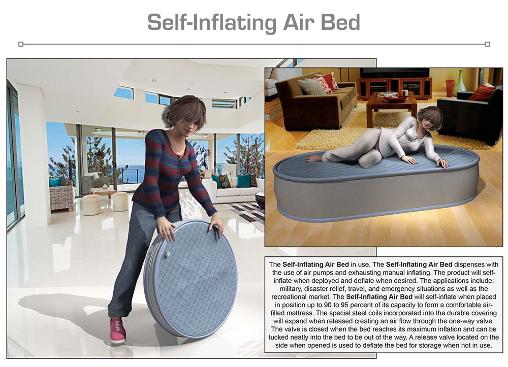 Self-Inflating Air Bed