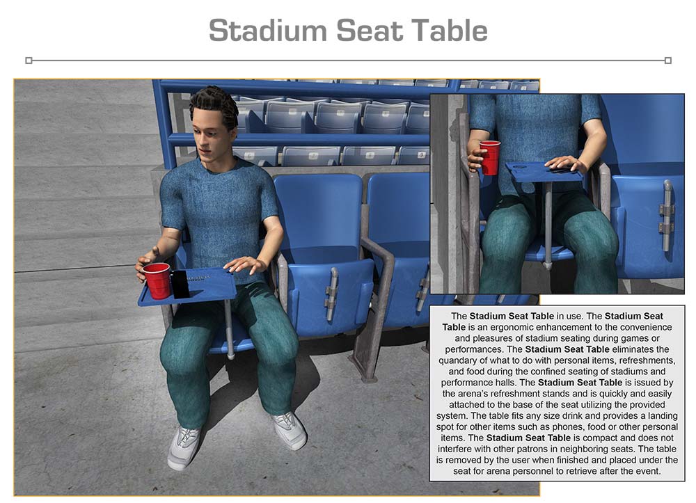 Stadium Seat Table